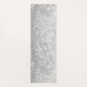 Silberherz-Glitzer Yogamatte (Rückseite)