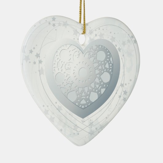 Silberherz, Ornament (Rechts)