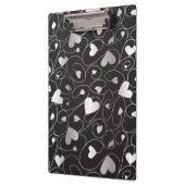 Silberherzen Klemmbrett (Links)