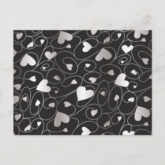 Silberherzen Postkarte (Vorderseite)
