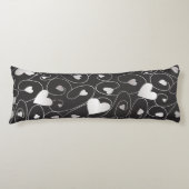 Silberherzen Seitenschläferkissen (Vorderseite)