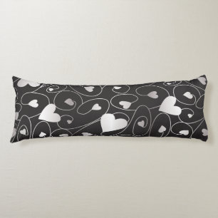 Silberherzen Seitenschläferkissen