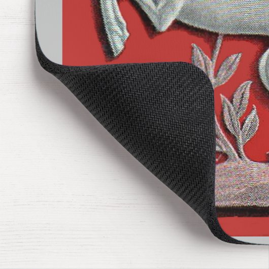 Silberhirsche Mousepad (Ecke)