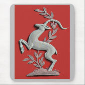 Silberhirsche Mousepad (Vorne)
