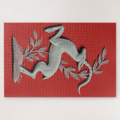 Silberhirsche Puzzle (Horizontal)