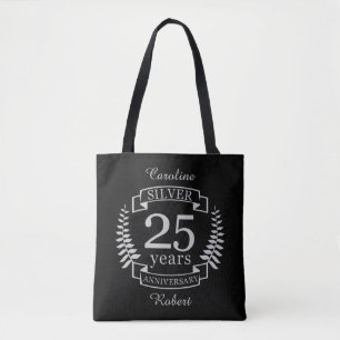 Silberhochzeit 25 Jahre Tasche