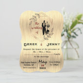 Silberhochzeit Einladung (Stehend Vorderseite)