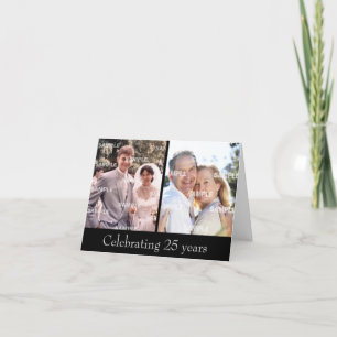 Silberhochzeit Einladungskarte