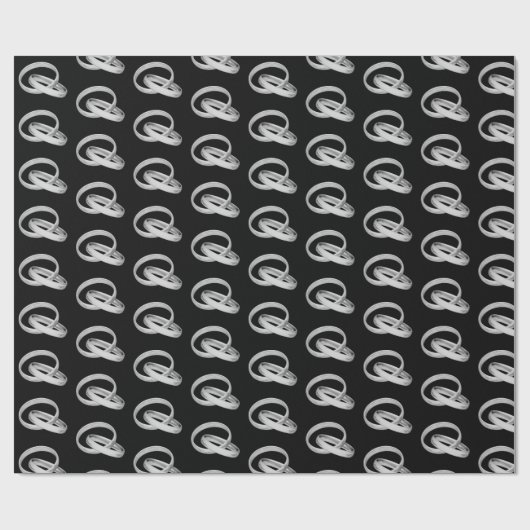 Silberhochzeit Geschenkpapier (Flach)