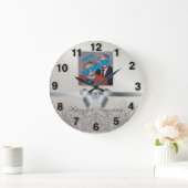 Silberhochzeit Große Wanduhr (Zuhause)