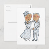 Silberhochzeit Postkarte (Vorne/Hinten)