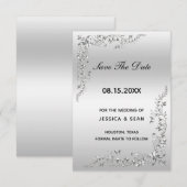 Silberhochzeit Save The Date (Vorne/Hinten)
