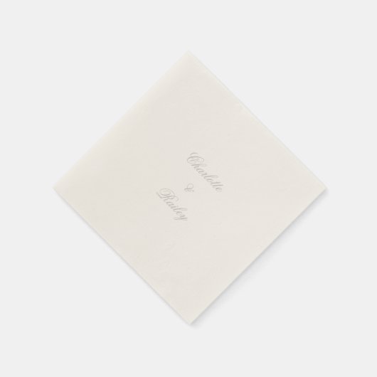 Silberhochzeit Serviette (Ecke)