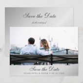 Silberhochzeitsfoto Save The Date (Vorne/Hinten)