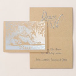 Silberhühner, Ziegen und Weltfrieden von Hunden Folienkarte