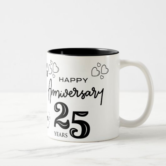 Silberjubiläum Zweifarbige Tasse (Rechts)