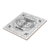 Silberkadukusschwester Fliese (Seite)