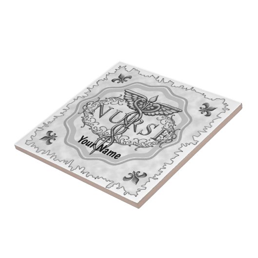 Silberkadukusschwester Fliese (Seite)