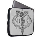 Silberkadukusschwester Laptopschutzhülle (Vorne Rechts)