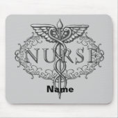 Silberkadukusschwester Mousepad (Vorne)