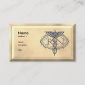 Silberkadukusschwester Visitenkarte (Vorderseite)