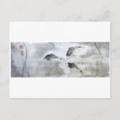 Silberkarpfenfisch Postkarte (Vorderseite)