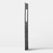 Silberkettenverbindung auf grauem Textil Case-Mate iPhone Hülle (Rückseite / Links)