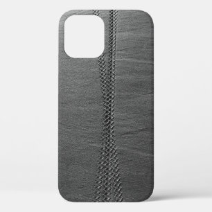 Silberkettenverbindung auf grauem Textil Case-Mate iPhone Hülle