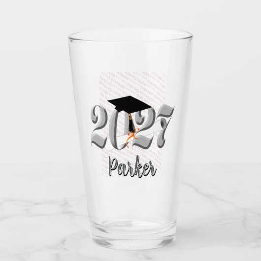 Silberklasse 2027 Foto-Abschlussfeier Glas (Vorderseite)