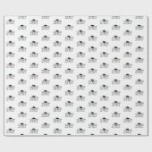 Silberklasse Abschluss 2027 Geschenkpapier (Flach)