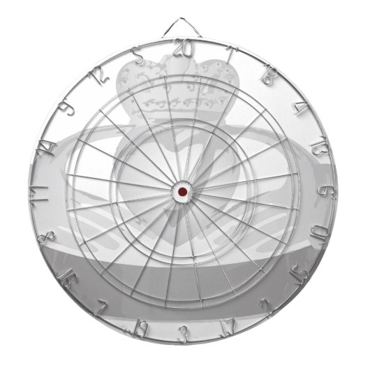 Silberklatschring Dartscheibe (vorne)
