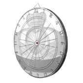 Silberklatschring Dartscheibe (Vorderseite rechts)