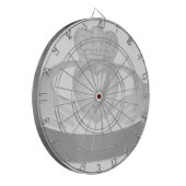 Silberklatschring Dartscheibe (Vorderseite Links)