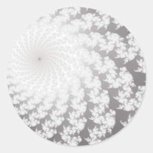 Silberkleber für Whirlpools Runder Aufkleber