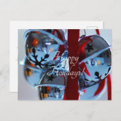 Silberklingeln Feiertagspostkarte (Vorne/Hinten)