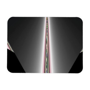 Silberkone mit Hinten von Pastellen Magnet