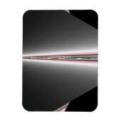 Silberkone mit Hinten von Pastellen Magnet (Vertikal)