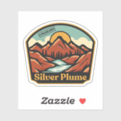 Silberkostüm, Colorado-Sticker Aufkleber (Blatt)