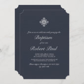 Silberkreuz Einladung (Vorne/Hinten)