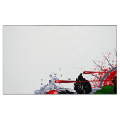 Silberkreuz mit Rote Rose Stoff (Fat Quarter (45,7 x 55,9 cm))