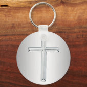 Silberkreuz-Schlüsselanhänger Schlüsselanhänger (Vorderseite)