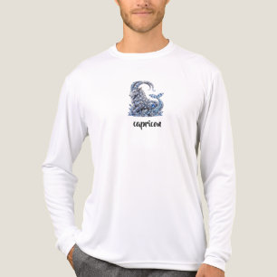 Silberkristall Steinbock Luxus-Tierkreiszeichen Tri-Blend Shirt