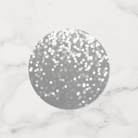 Silberkristalle Konfetti (Klein Vorderseite)