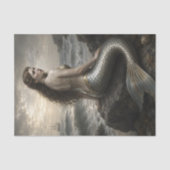 Silberküste Sirene Decoupage Seidenpapier (Vorderseite)