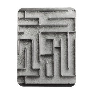 Silberlabyrinth Magnet