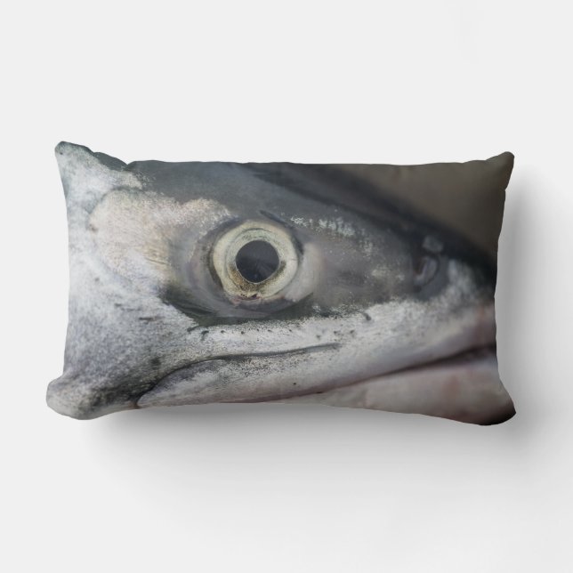 Silberlachsgesicht Lendenkissen (Vorderseite)