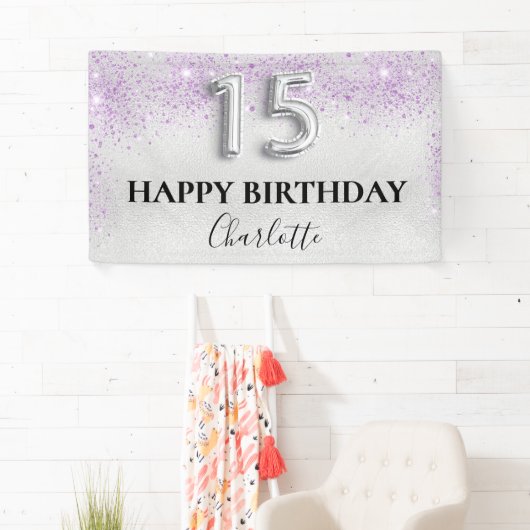 Silberlavene Banner (Insitu)