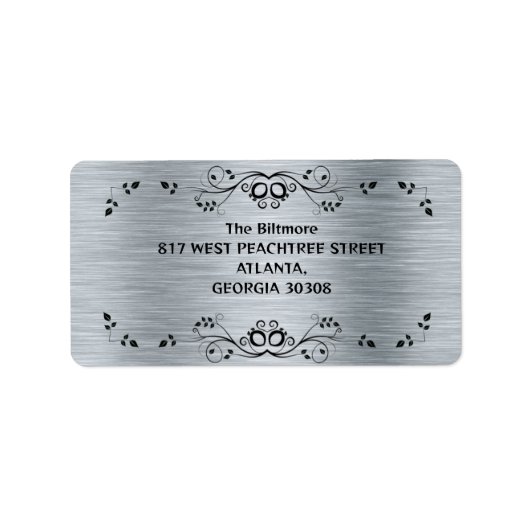 Silberliebhaber Adressaufkleber (Vorne)