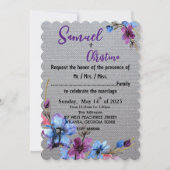 Silberliebhaber Einladung (Vorderseite)