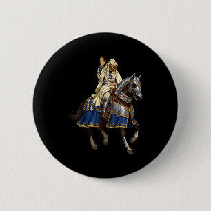 Silbermaske König Baldwin Iv Goldene Maske Mittela Button